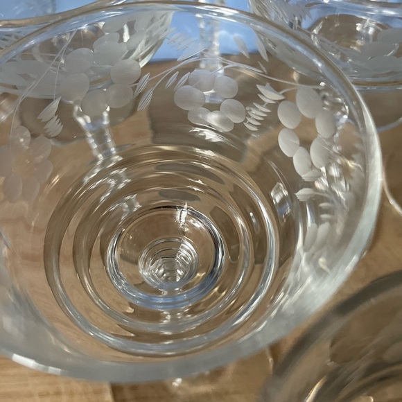 SET Of 4 Vintage 3005-4 ROCK SHARPE Liquor Cocktail Glassware - Picture 4 of 6